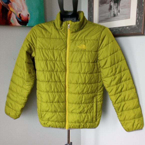 The North Face green  puffer jacket youth size XL - Picture 1 of 6